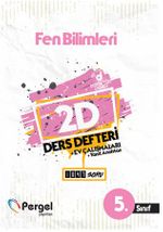 5. Sınıf  Fen Bilimleri 2D Ders Defteri