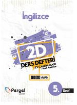 5. Sınıf  İngilizce 2D Ders Defteri