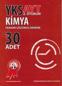 YKS AYT 2. Oturum Kimya Tamamı Çözümlü 30 Deneme