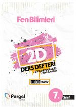 7. Sınıf  Fen Bilimleri 2D Ders Defteri