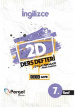 7. Sınıf  İngilizce  2D Ders Defteri