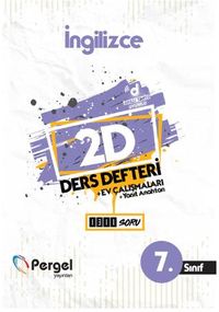7. Sınıf  İngilizce  2D Ders Defteri