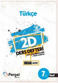 7. Sınıf  Türkçe 2D Ders Defteri