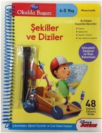 Şekiller ve Diziler / Okulda Başarı (Yaz Sil) (4-5 Yaş)