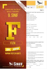 9. Sınıf Fizik Çek Kopar Yaprak Test