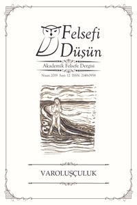 Felsefi Düşün Akademik Felsefe Dergisi Sayı:12 Varoluşçuluk