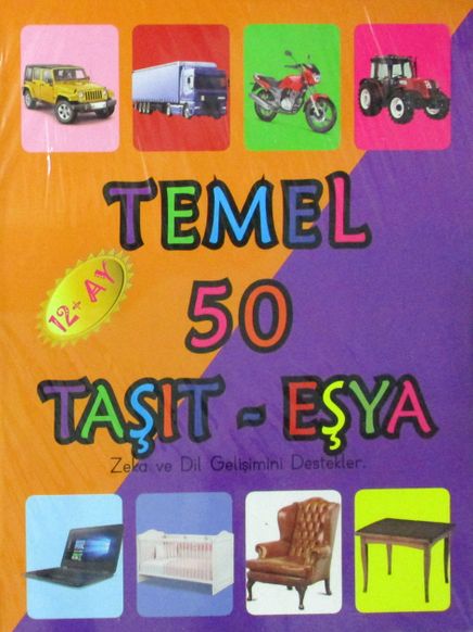 Temel 50 Taşıt-Eşya (12+ Ay)