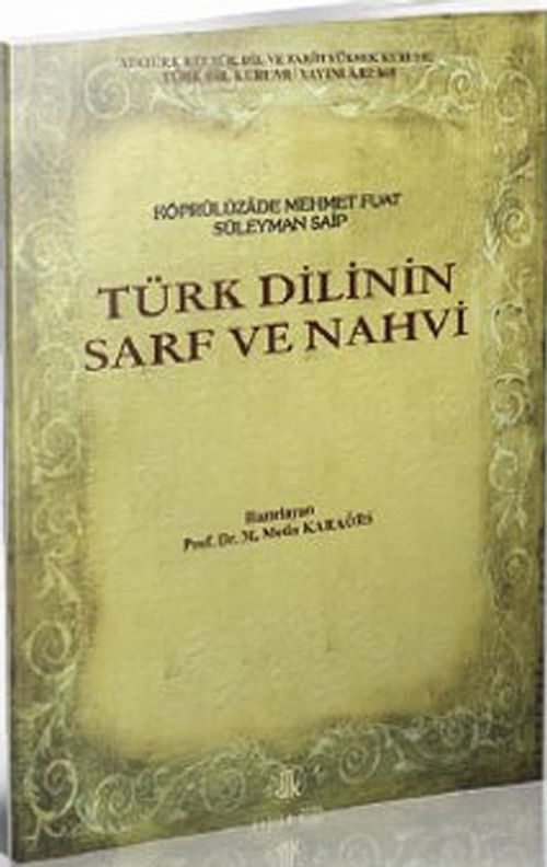 Türk Dilinin Sarf ve Nahvi / 3-G-10