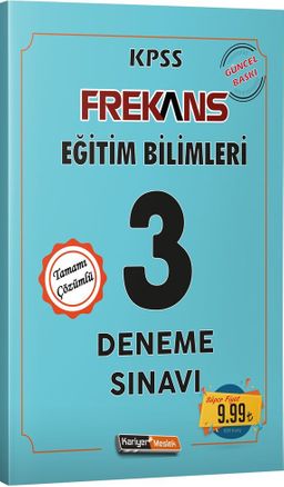 2021 KPSS Eğitim Bilimleri Frekans 3 Deneme Sınavı