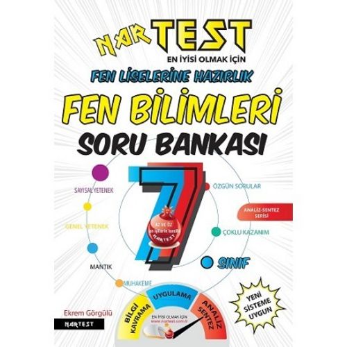 7. Sınıf Süper Zeka Fen Bilimleri Soru Bankası Fen Liselerine Hazırlık