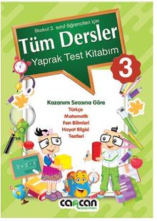 3. Sınıf  Tüm Dersler Yaprak Test Kitabım
