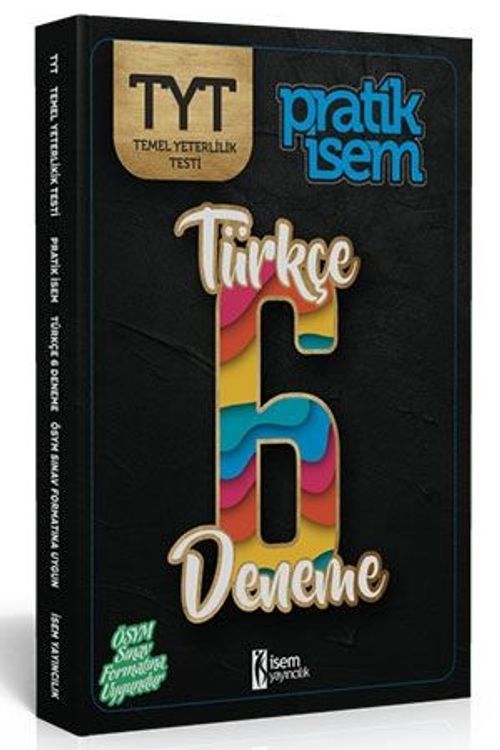 2019 Pratik İsem TYT Türkçe 6 Deneme