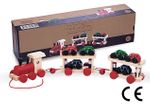 Montessori Ahşap Zeka Oyunları / w-Car Train