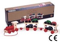 Montessori Ahşap Zeka Oyunları / w-Car Train