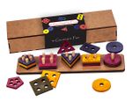 Montessori Ahşap Zeka Oyunları / w-Geometric Five