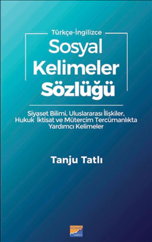 Sosyal Kelimeler Sözlüğü (Türkçe- İngilizce)