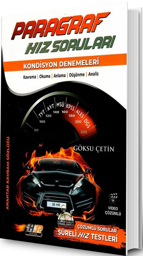 TYT AYT Paragraf Hız Soruları Kondisyon Denemeleri (Göksu Çetin
