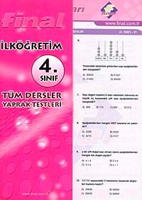 İlköğretim 4. Sınıf Yaprak Testleri