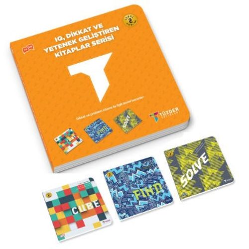 IQ, Dikkat Ve Yetenek Geliştiren Kitaplar Serisi Level 2 (Cube Find Solve)