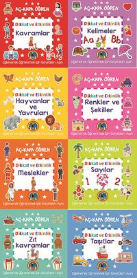 Aç-Kapa Öğren (8 Kitap)