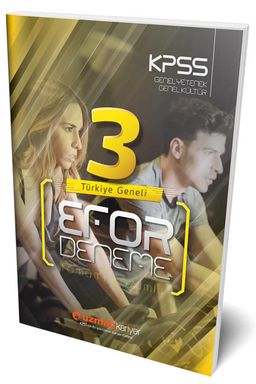 KPSS Genel Yetenek Genel Kültür 3'lü Türkiye Geneli Efor Deneme (Tamamı Çözümlü)