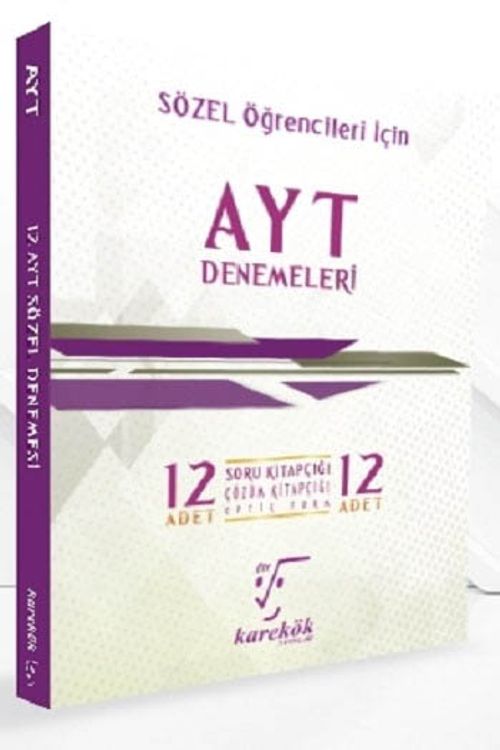 AYT Denemeleri 12 Adet (Sözel Öğrencileri İçin)