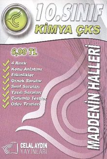 10.Sınıf Kimya Çks & Maddenin Halleri