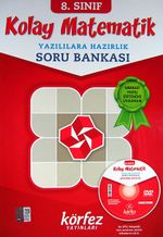 8. Sınıf Kolay Matematik Yazılılara Hazırlık Soru Bankası (Çözüm Dvd'si İlaveli)