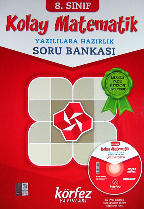 8. Sınıf Kolay Matematik Yazılılara Hazırlık Soru Bankası (Çözüm