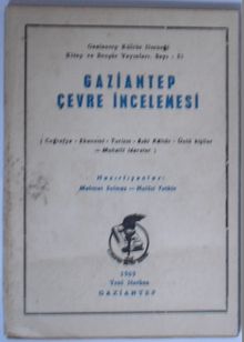 Gaziantep Çevre İncelemesi (Kod: 5-F-19)