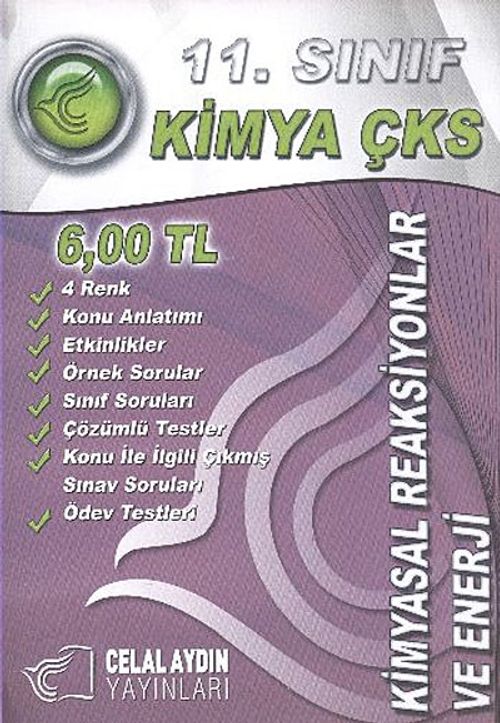 11.Sınıf Kimya Çks & Kimyasal Reaksiyonlar ve Enerji