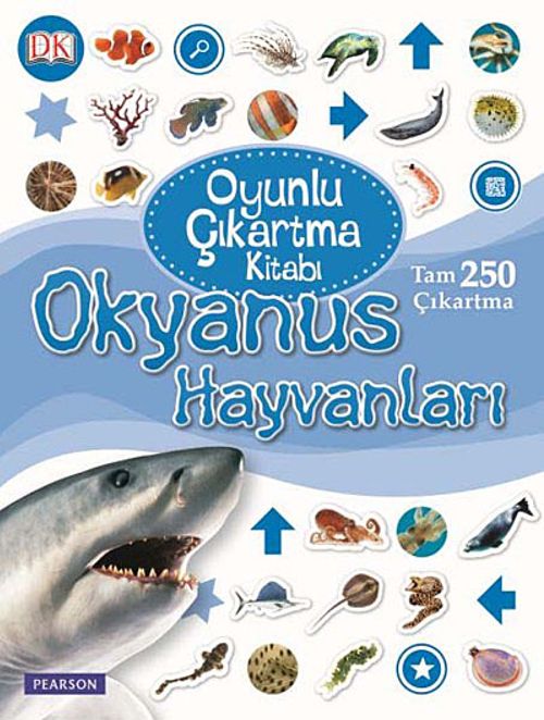 Okyanus Hayvanları / Oyunlu Çıkartma Kitabı