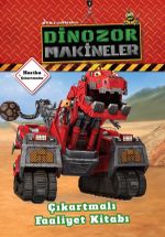 Dinozor Makineler Çıkartmalı Faaliyet Kitabı