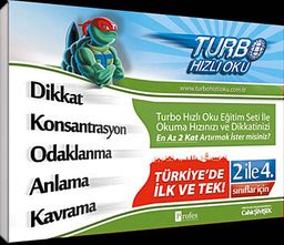 Turbo Hızlı Oku 2-4. Sınıflar Dikkat ve Hızlı Okuma Seti