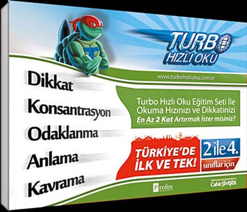 Turbo Hızlı Oku 2-4. Sınıflar Dikkat ve Hızlı Okuma Seti