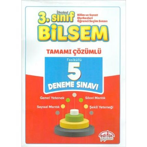 3. Sınıf Bilsem Tamamı Çözümlü 5 Deneme Sınavı