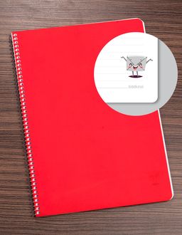 Bookinzi Okul Defteri -  80gr 70 yaprak A4 Spiralli - Mektuplu Defter