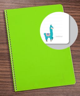 Bookinzi Okul Defteri -  80gr 70 yaprak A4 Spiralli - Lamalı Defter