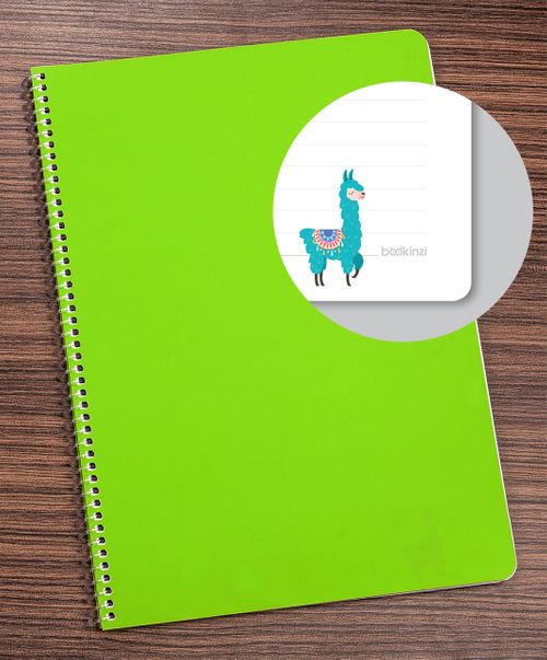 Bookinzi Okul Defteri -  80gr 70 yaprak A4 Spiralli - Lamalı Defter