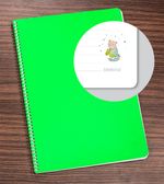 Bookinzi Okul Defteri -  80gr 70 yaprak A4 Spiralli - Ayılı Defter