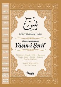 Yasin-i Şerif Türkçe Açıklamalı & Kolay Okunan Hatlı (Cep Boy)