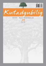 Kutadgubilig Felsefe - Bilim Araştırma Sayı:39 Mart 2019