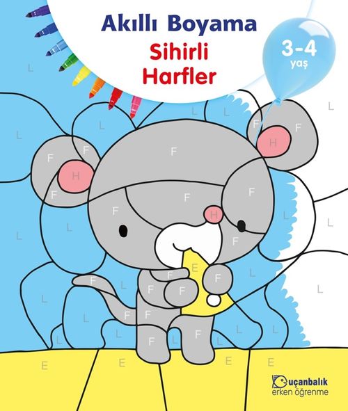 Akıllı Boyama Sihirli Harfler (3-4 Yaş)