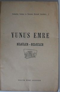 Yunus Emre / Bilgiler - Belgeler (Kod:7-I-21)