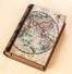 Kitap Şeklinde Mıknatıslı Ahşap Akordeon Kutu - Eski Harita</span>