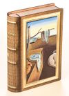 Kitap Şeklinde Mıknatıslı Ahşap Akordeon Kutu - Ressamlar - Salvador Dali