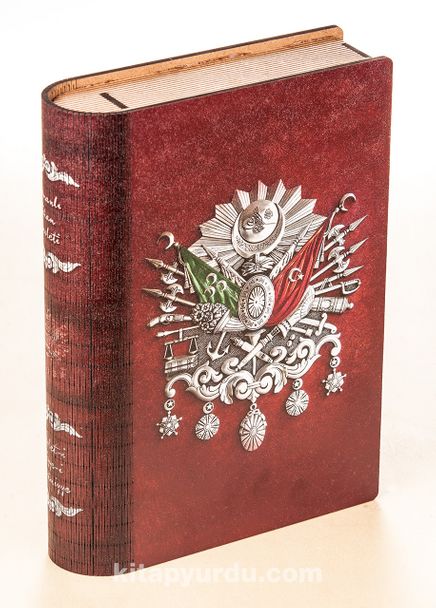 Kitap Şeklinde Mıknatıslı Ahşap Akordeon Kutu - Osmanlı Cihan Devleti