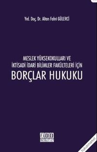 2015 MYO ve İİBF için Borçlar Hukuku
