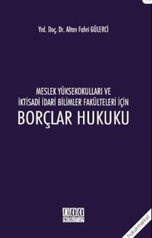 2015 MYO ve İİBF için Borçlar Hukuku