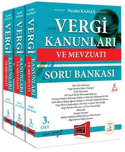 Vergi Kanunları ve Mevzuatı Konu Anlatımı ve Soru Bankası (3 Kitap)
